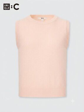 Uniqlo:C - Cashmere Sleeveless Short Sweater - SZ Large | BNWT